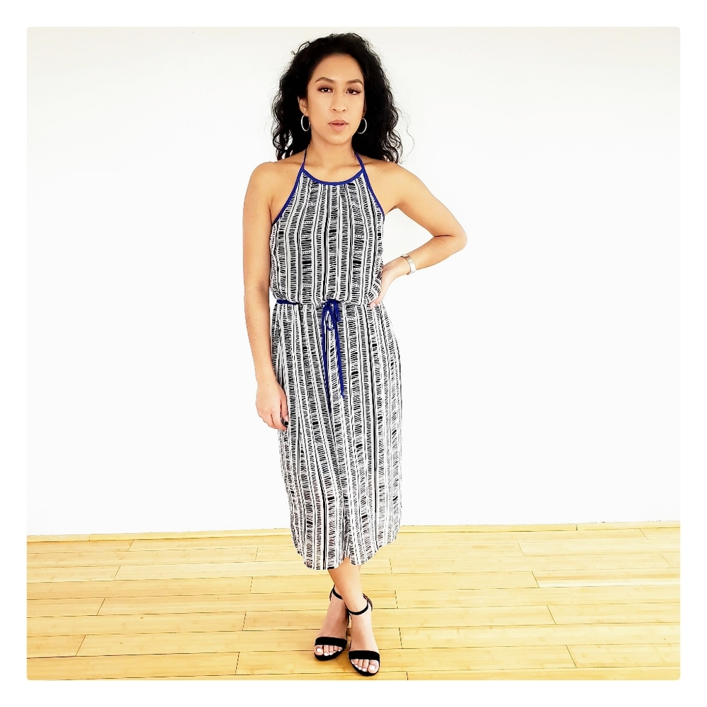 Mossimo | Modern Print Halter Dress - Sz M